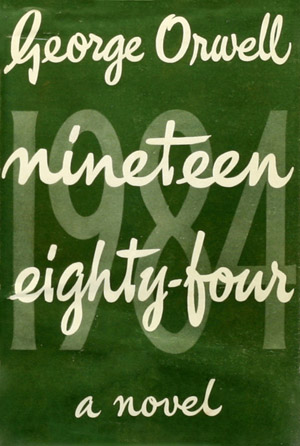 1984 book first edition cover