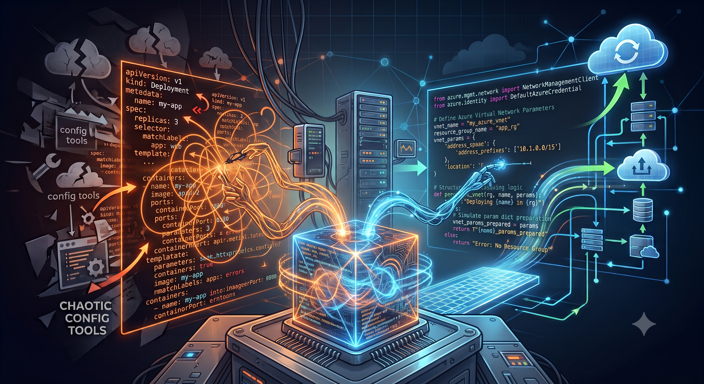 Agent writing YAML vs. Code